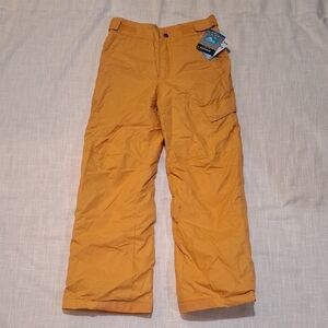 NWT. Columbia Kids Golden Cargo Snow Pants M